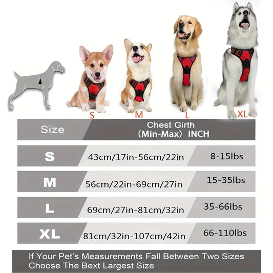 No-Pull Reflective Dog Harness with Control Handle đļđĻŽâ¨