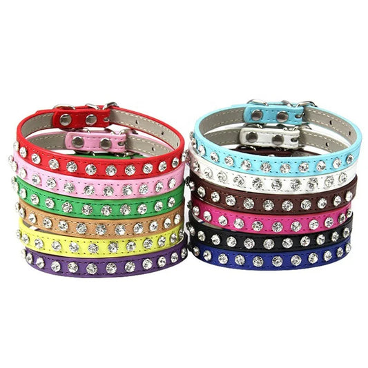 Luxury Rhinestone Pet Collar for Cats & Small Dogs đļđąđâ¨