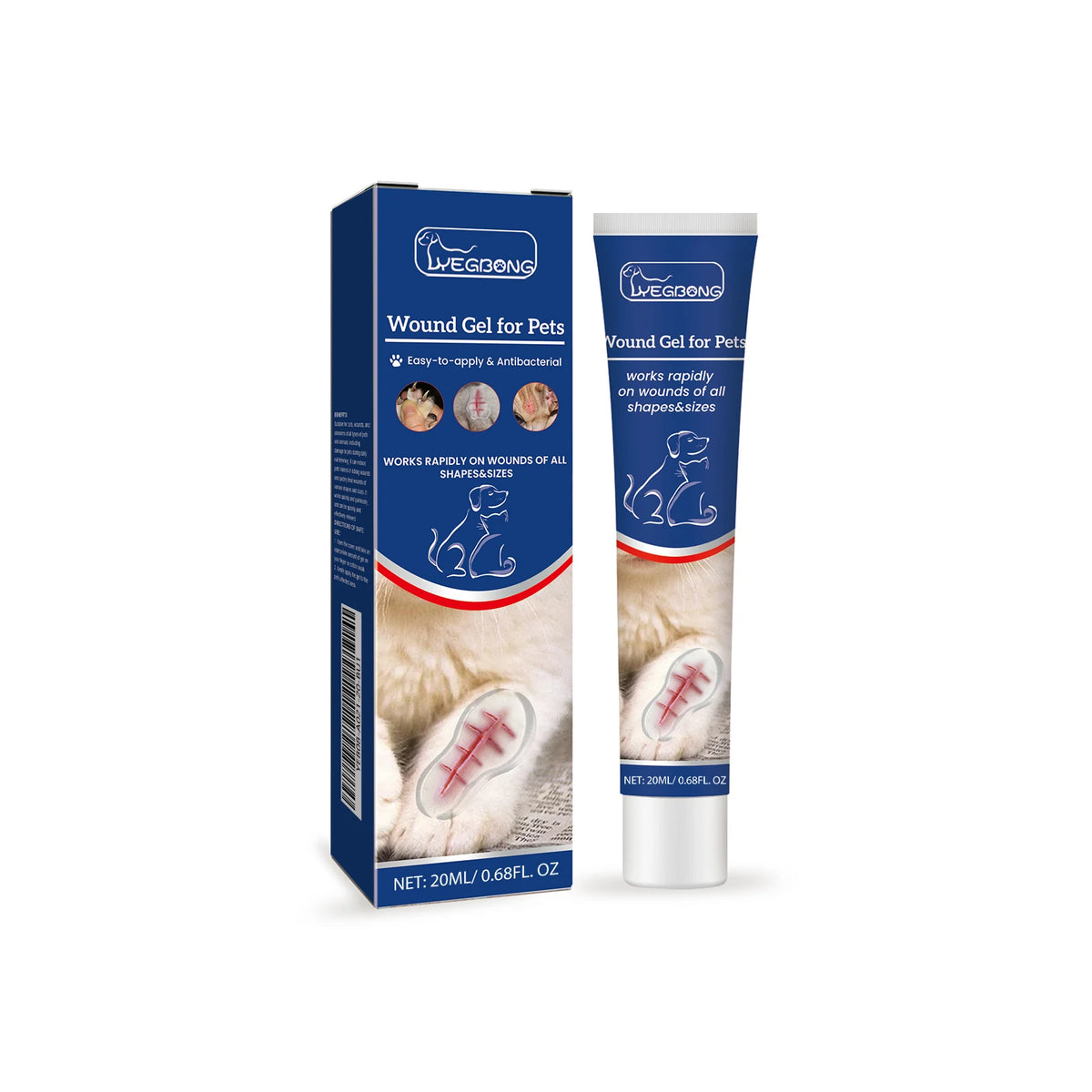 🩹 Pet Hemostatic Gel – Stop Bleeding & Wound Care