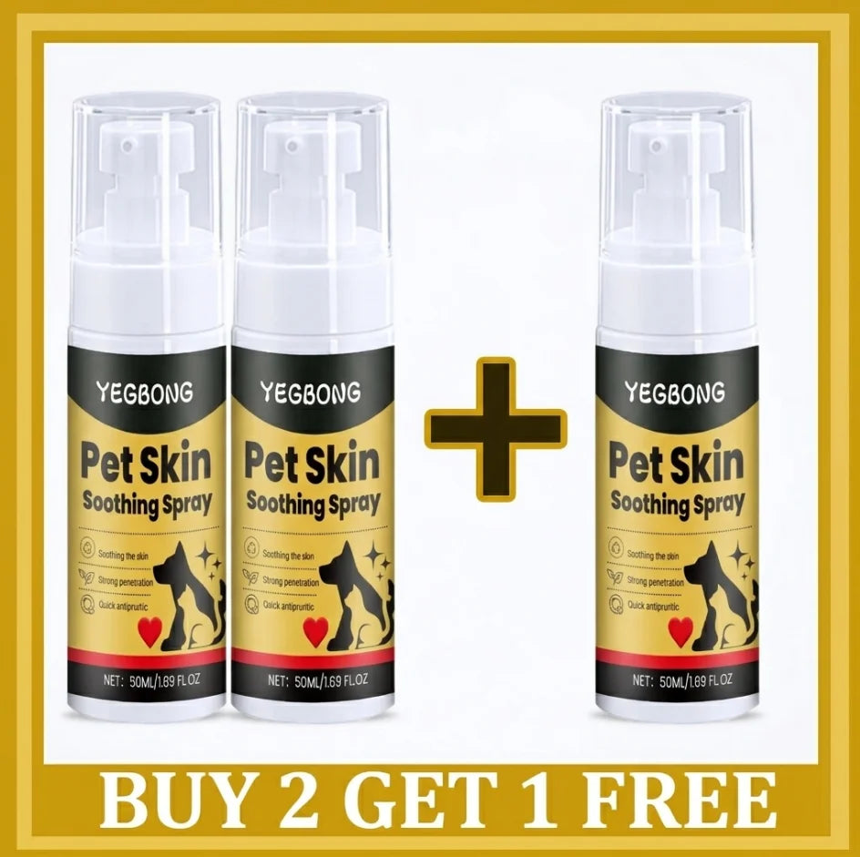 🛡️ Pet Skin Care Spray Flea & Itch Relief