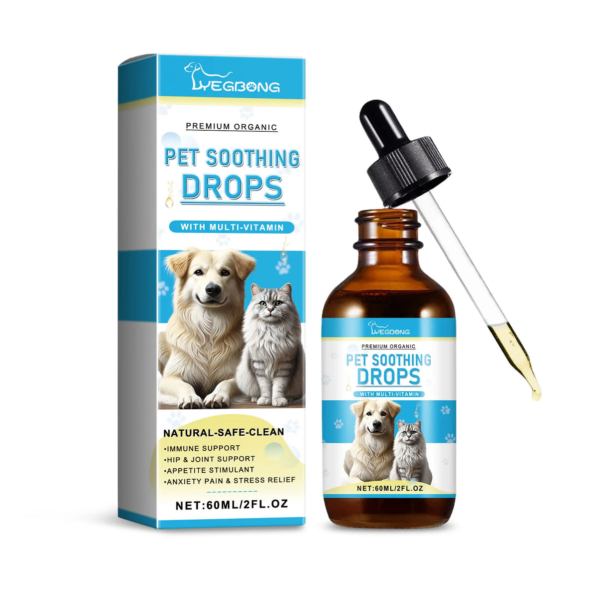 🛡️ Pet Immunity Boost Drops for Dogs & Cats