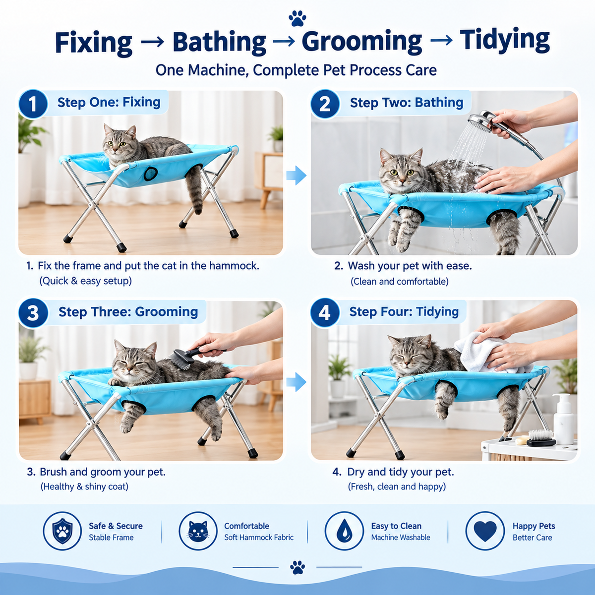 Flip Gear Pet Grooming Stand