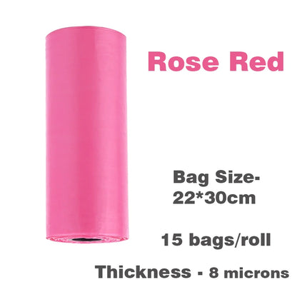 Leak-Proof Pet Waste Bags – 15 Rolls Pack 🐶🐱🧻✨