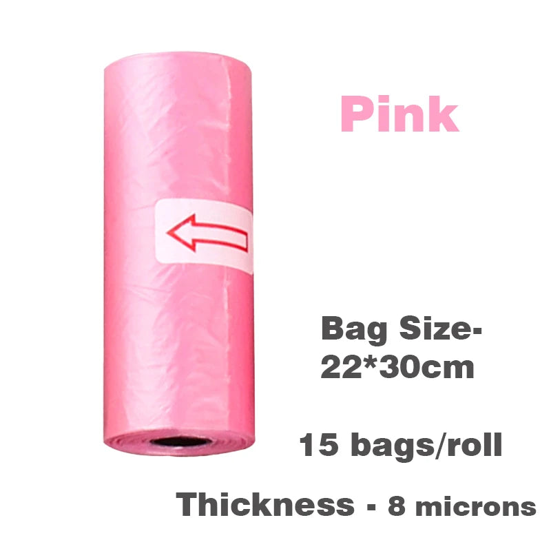 Leak-Proof Pet Waste Bags – 15 Rolls Pack 🐶🐱🧻✨