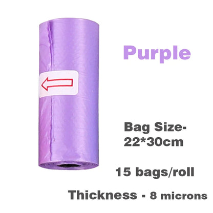 Leak-Proof Pet Waste Bags – 15 Rolls Pack 🐶🐱🧻✨
