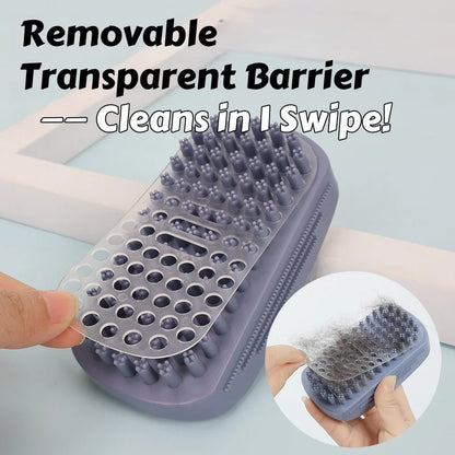 3-Head Silicone Pet Bath & Massage Brush 🐶🐱🛁✨