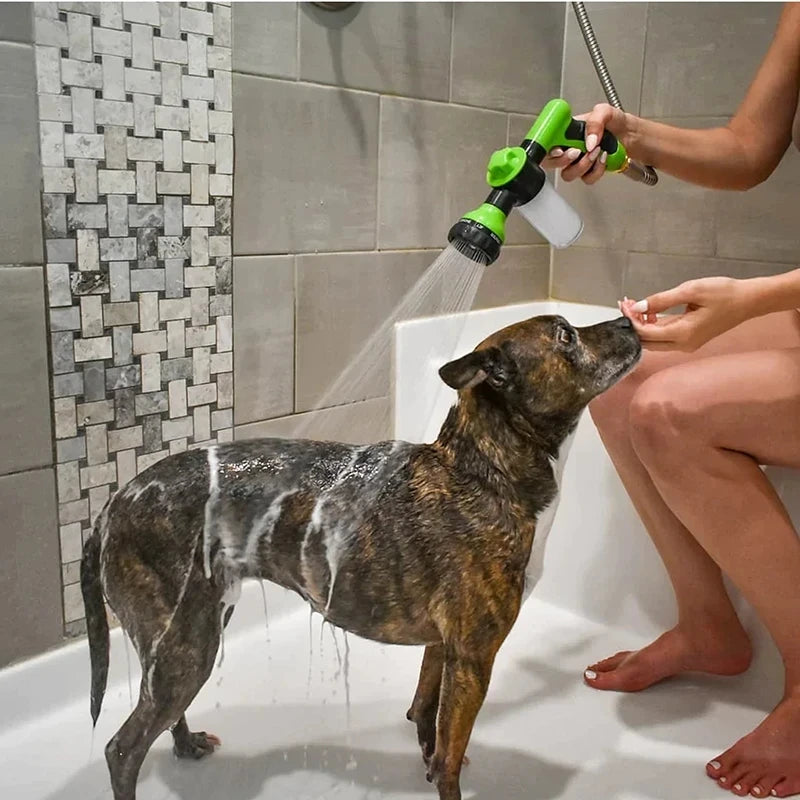 3-Mode Pet Shower Nozzle & Foam Sprayer 🐶🐱🚿✨