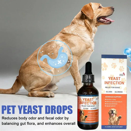 💊 Pet Yeast Drops for Dogs & Cats 60ml Gut Health