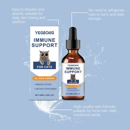 Cat Vitamin Care Drops – 50ml Daily Nutrition Supplement 🐱💧✨