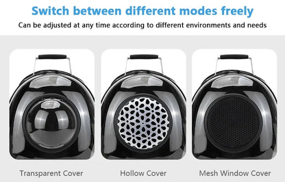 Portable Bubble Backpack for Cats & Small Pets