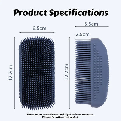3-Head Silicone Pet Bath & Massage Brush 🐶🐱🛁✨