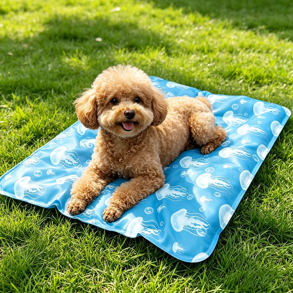 Pet Cooling Gel Mat for Dogs & Cats ❄️🐶🐱