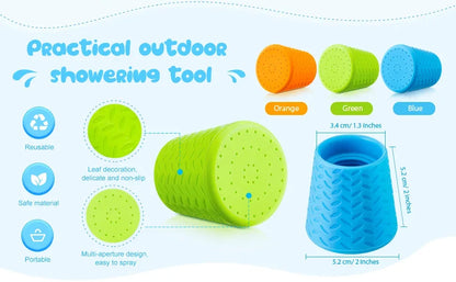 Portable Silicone Pet Shower Head 🐶🐱🚿✨