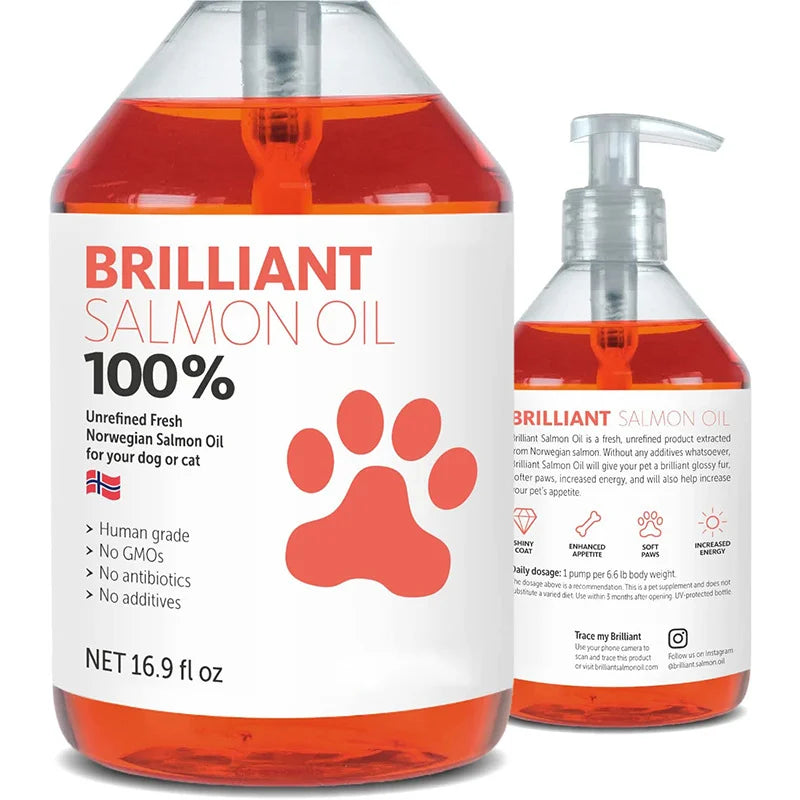 🐟 Salmon Fish Oil for Pets 200ml Omega 3