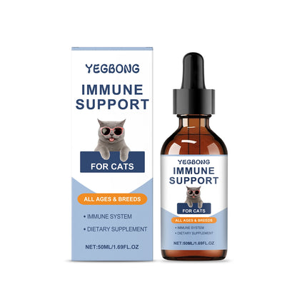 Cat Vitamin Care Drops – 50ml Daily Nutrition Supplement 🐱💧✨