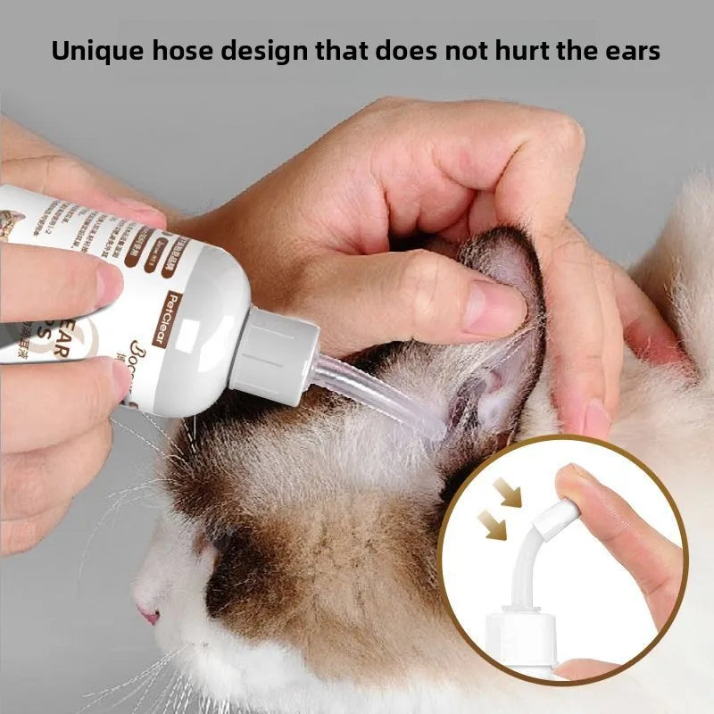 🐾 PETCLEAR Ear Cleaner for Dogs & Cats 60ml