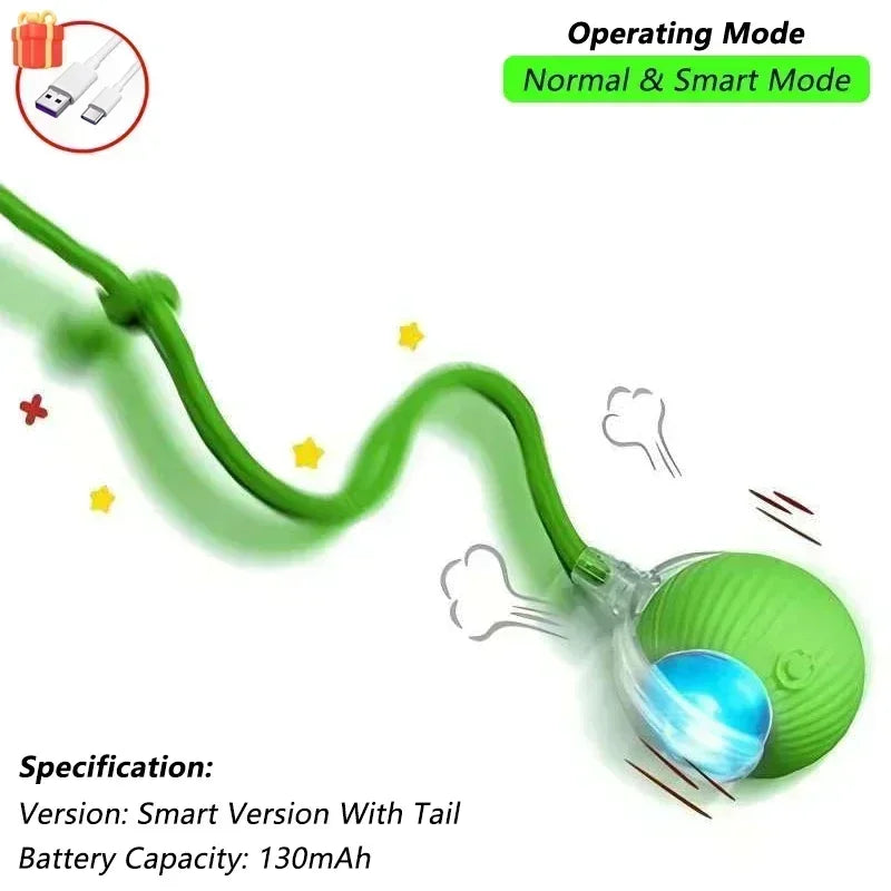 Rechargeable Smart Interactive Ball Toy for Cats 🐱⚡
