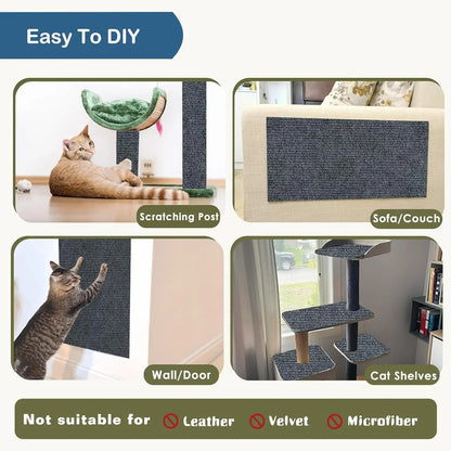 Self-Adhesive Cat Scratching Mat & Sofa Protector 🐱🛋️✨