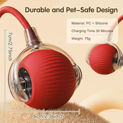 Rechargeable Smart Interactive Ball Toy for Cats 🐱⚡