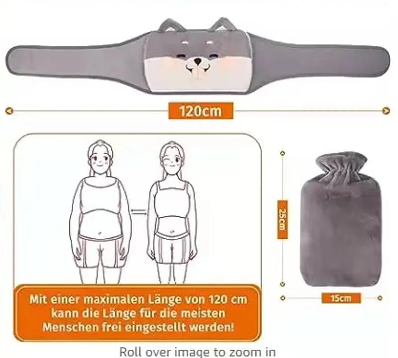 Waistband with Hot Water Bag