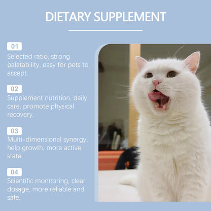 Cat Vitamin Care Drops – 50ml Daily Nutrition Supplement 🐱💧✨