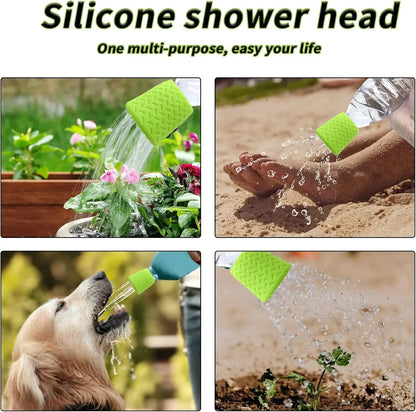 Portable Silicone Pet Shower Head 🐶🐱🚿✨