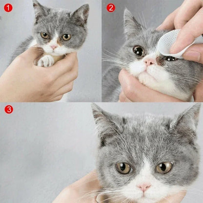 130PCS Pet Eye Cleaning Wipes & Tear Stain Remover 🐶🐱✨🧼