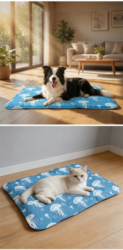 Pet Cooling Gel Mat for Dogs & Cats ❄️🐶🐱