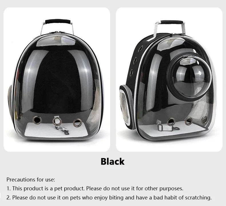 Portable Transparent Bubble Pet Carrier Backpack 🐱🎒✨