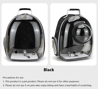 Portable Bubble Backpack for Cats & Small Pets