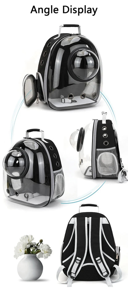 Portable Transparent Bubble Pet Carrier Backpack 🐱🎒✨