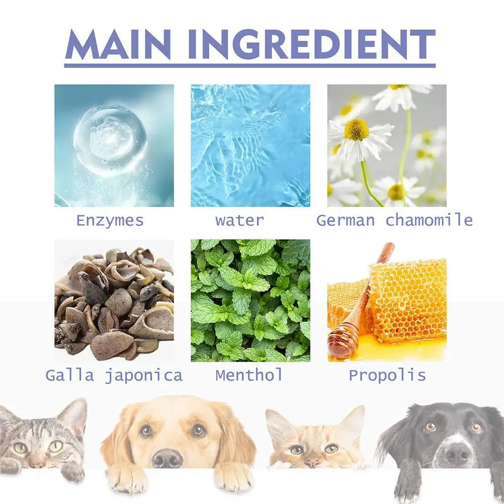 Pet Oral Care Spray – Fresh Breath & Teeth Cleaning 🐶🦷✨