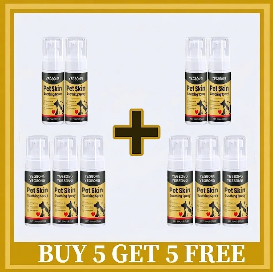 🛡️ Pet Skin Care Spray Flea & Itch Relief