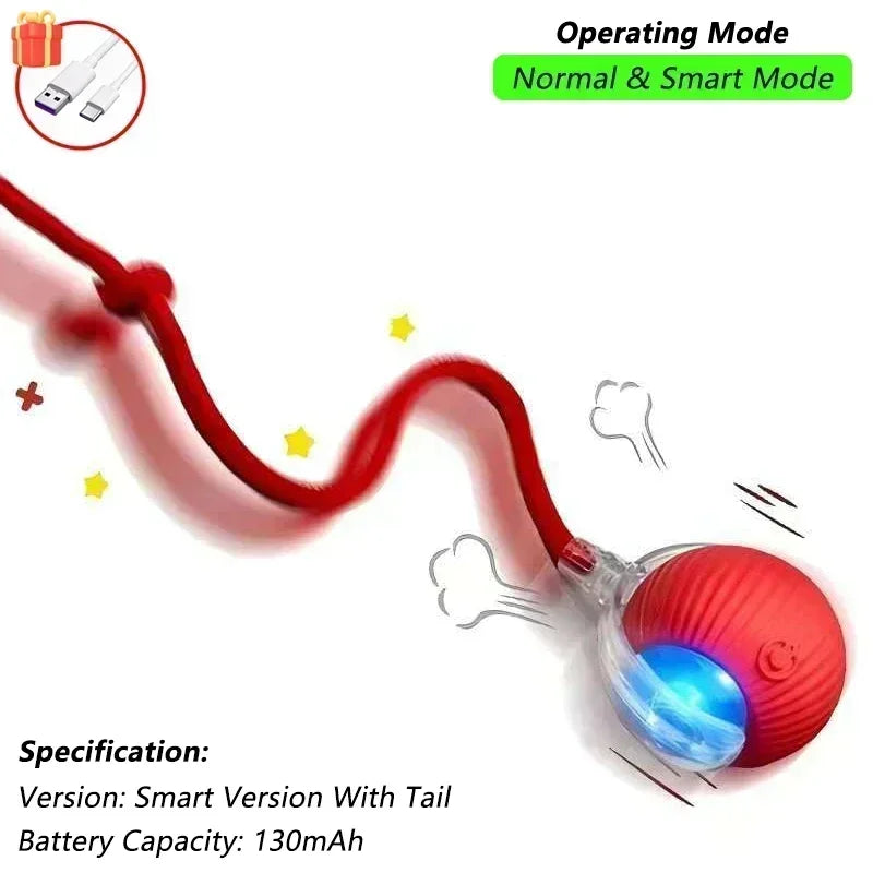 Rechargeable Smart Interactive Ball Toy for Cats 🐱⚡