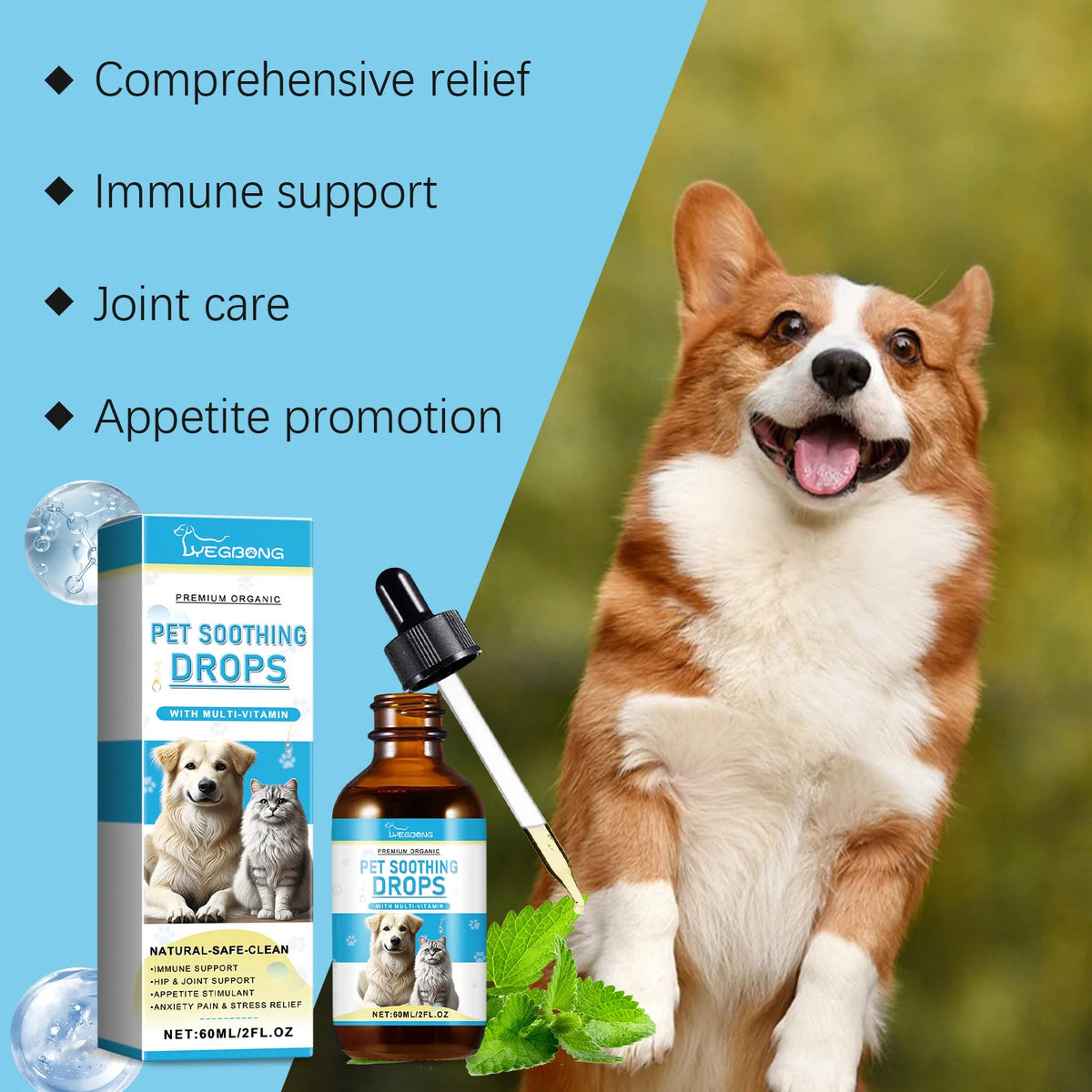 🛡️ Pet Immunity Boost Drops for Dogs & Cats