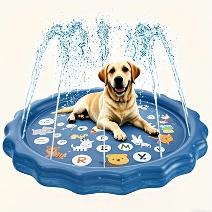 Heavy-Duty Pet Bath Basin with Water Spray & Cooling Function 🐶💦❄️✨