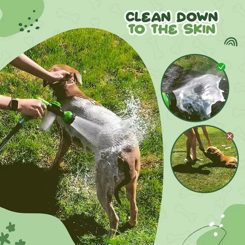 3-Mode Pet Shower Nozzle & Foam Sprayer 🐶🐱🚿✨