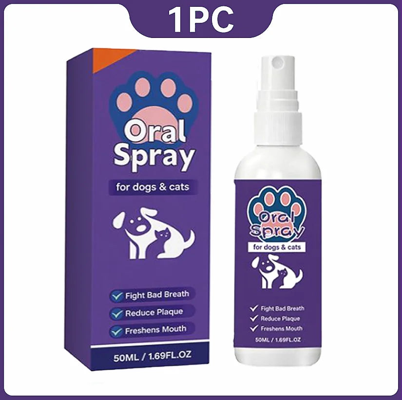 🦷 Pet Oral Hygiene Spray 30ml Tartar & Plaque