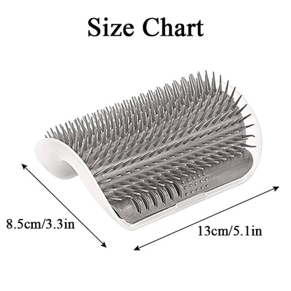 Cat Scratcher & Self-Grooming Massage Brush 🐱🪮✨
