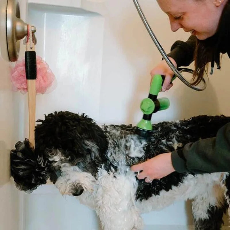 3-Mode Pet Shower Nozzle & Foam Sprayer 🐶🐱🚿✨