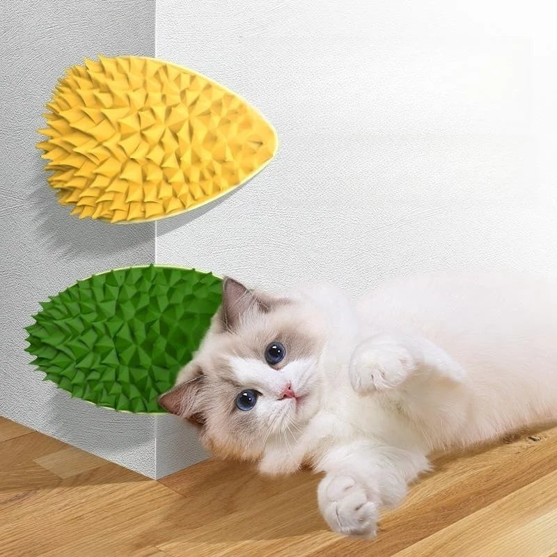 Cat Scratcher & Self-Grooming Massager Brush 🐱✨🪮