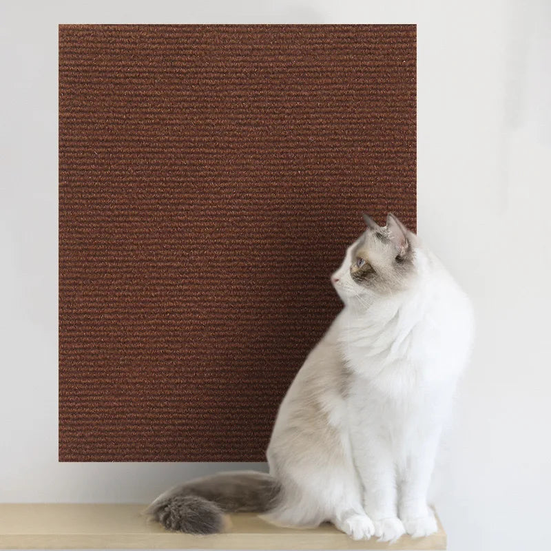 Self-Adhesive Cat Scratching Mat & Furniture Protector 🐱🛋️✨