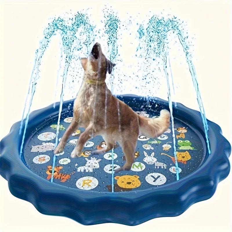 Heavy-Duty Pet Bath Basin with Water Spray & Cooling Function 🐶💦❄️✨