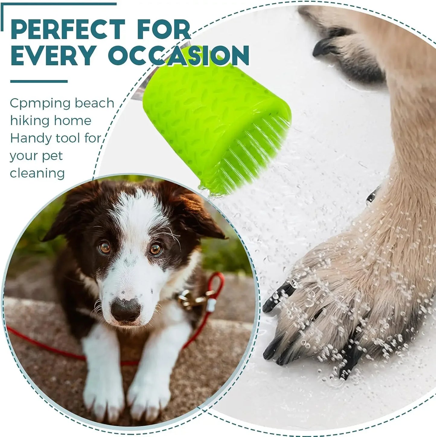 Portable Silicone Pet Shower Head 🐶🐱🚿✨