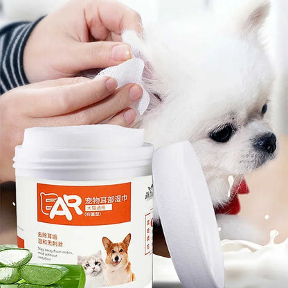 130PCS Pet Eye Cleaning Wipes & Tear Stain Remover 🐶🐱✨🧼