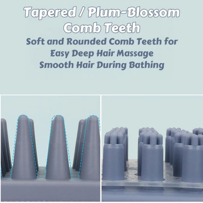 3-Head Silicone Pet Bath & Massage Brush 🐶🐱🛁✨
