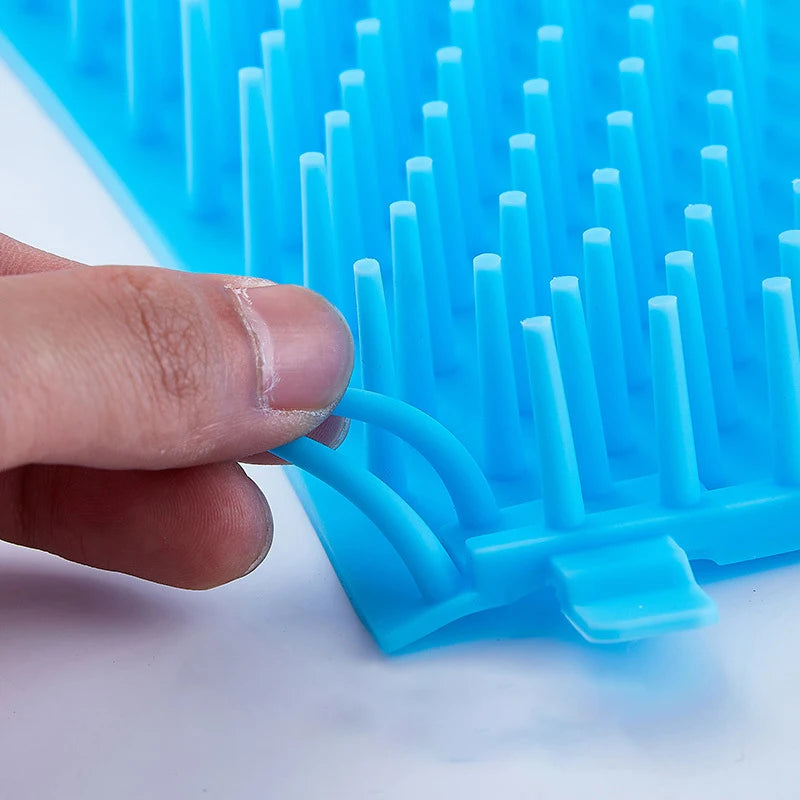 Portable Dog Paw Cleaner Cup with Soft Silicone Brush 🐶🐾✨
