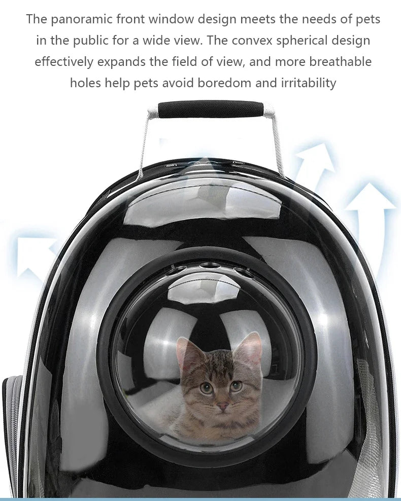 Portable Transparent Bubble Pet Carrier Backpack 🐱🎒✨