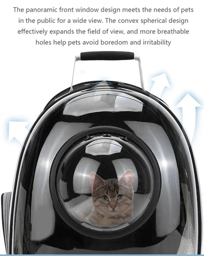 Portable Bubble Backpack for Cats & Small Pets