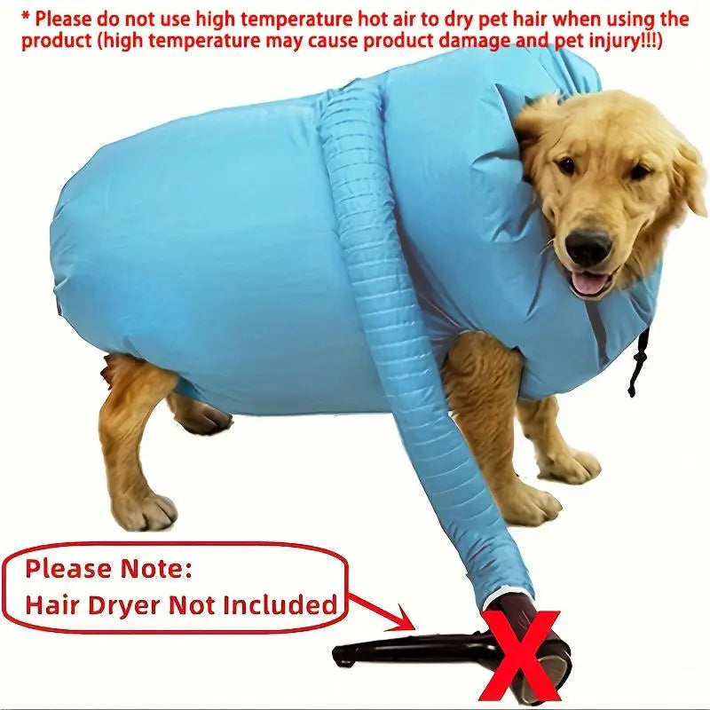 Portable Pet Drying Bag & Grooming Dryer Box 🐶🐱💨✨